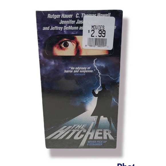 RARE The Hitcher VHS New & Sealed Horror Thriller Movie